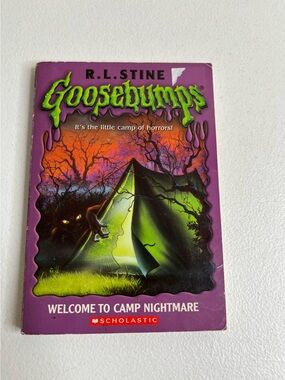Goosebumps #9 Welcome To Camp Nightmare First Edition 1993 Paperback Book